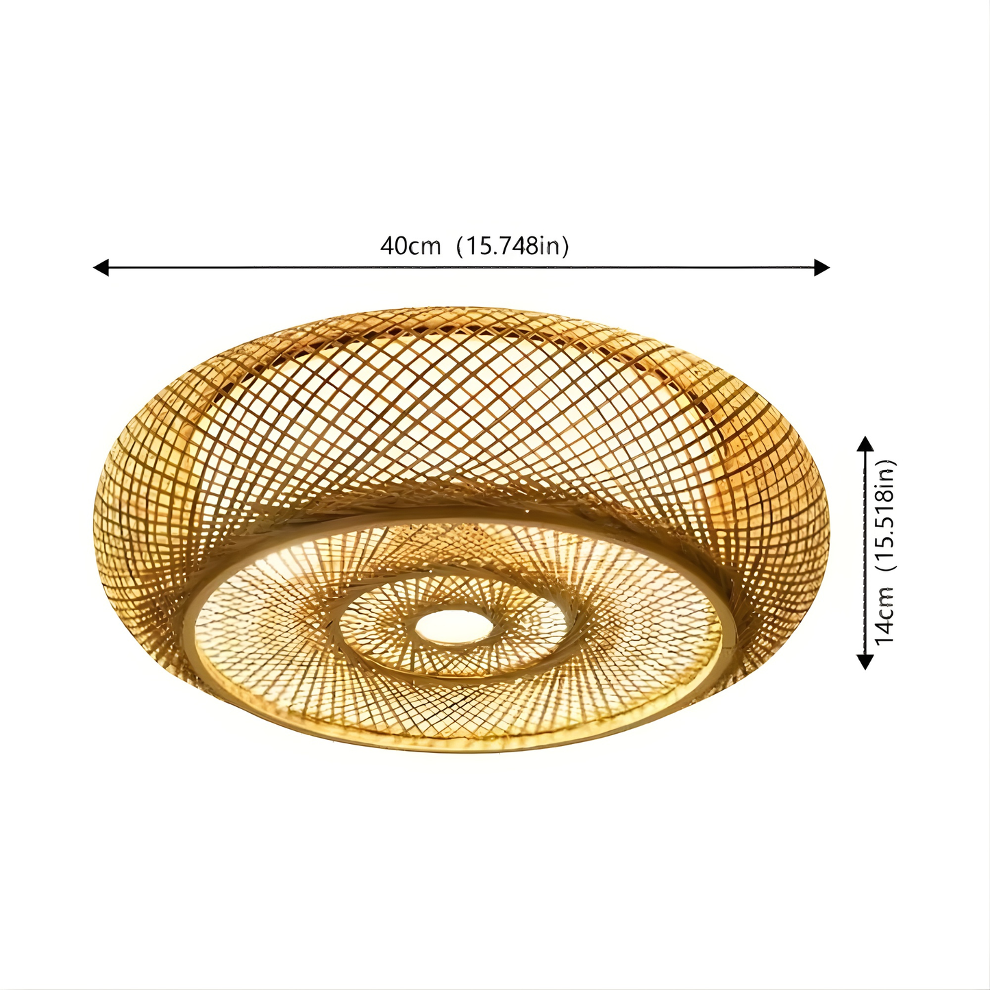 Moderne Deckenleuchte Gold