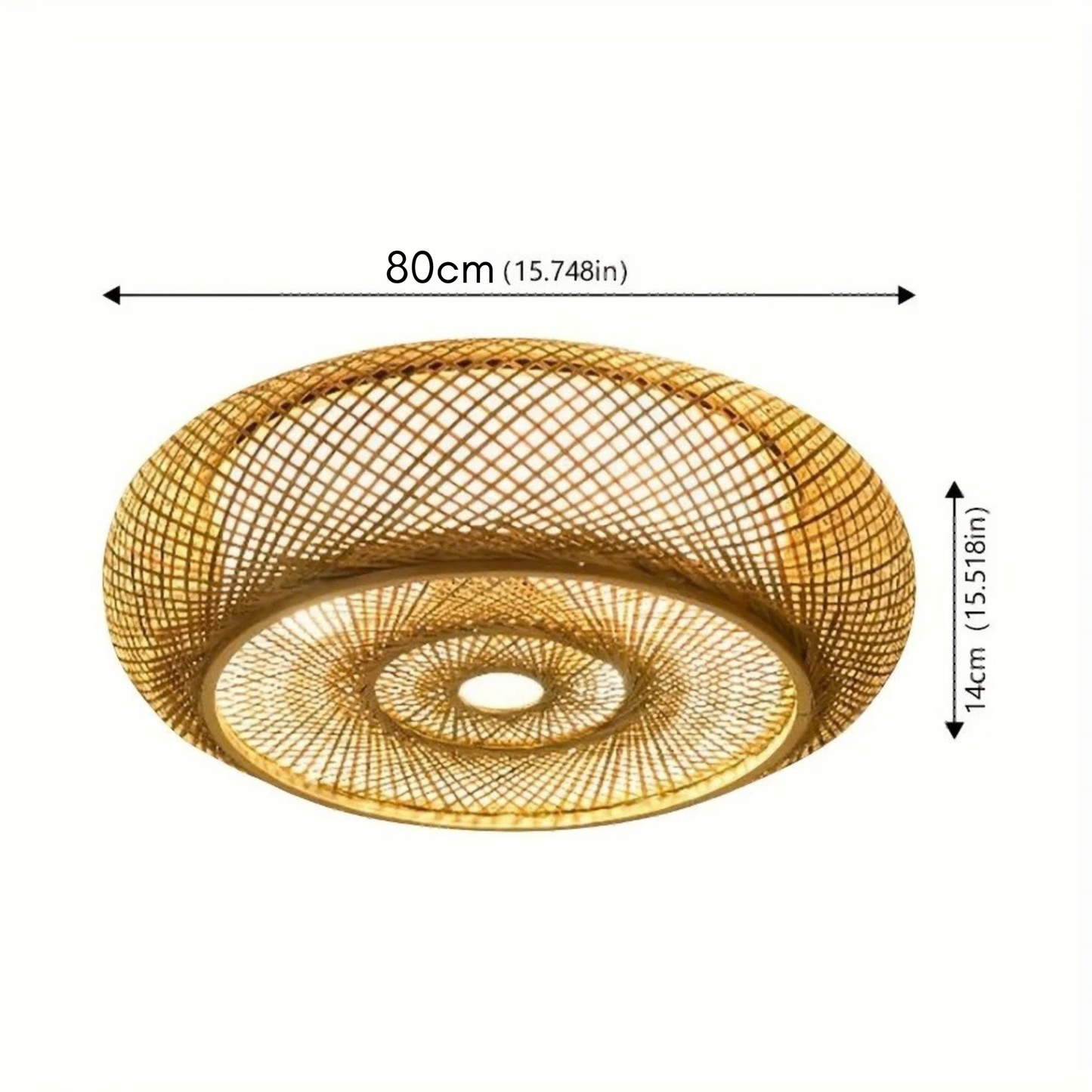 Moderne Deckenleuchte Gold