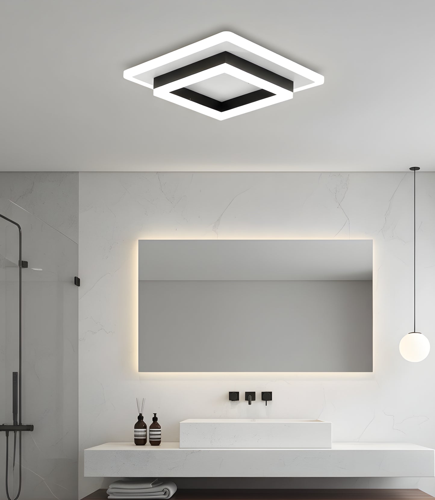 Moderne LED Deckenleuchte