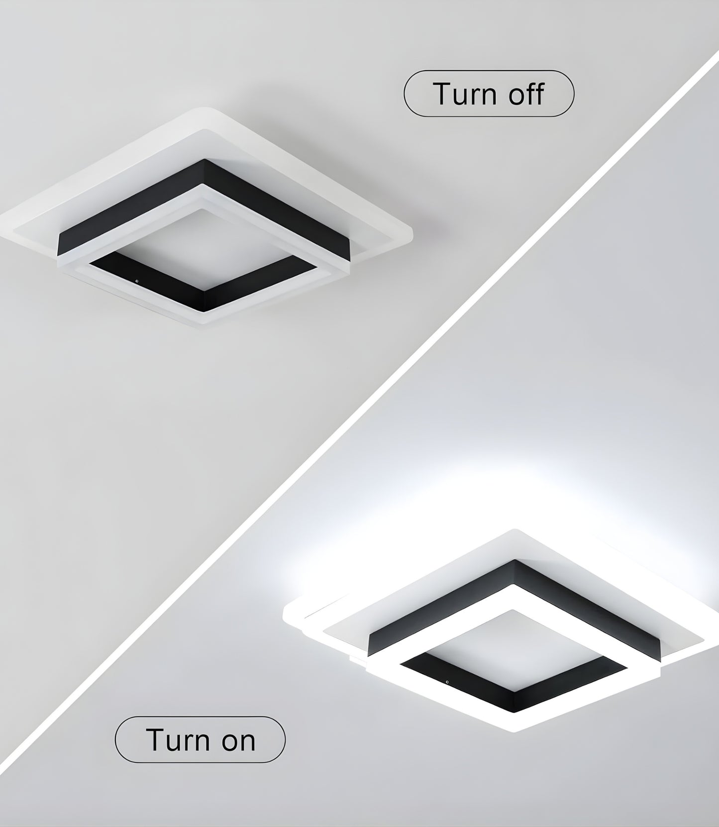 Moderne LED Deckenleuchte