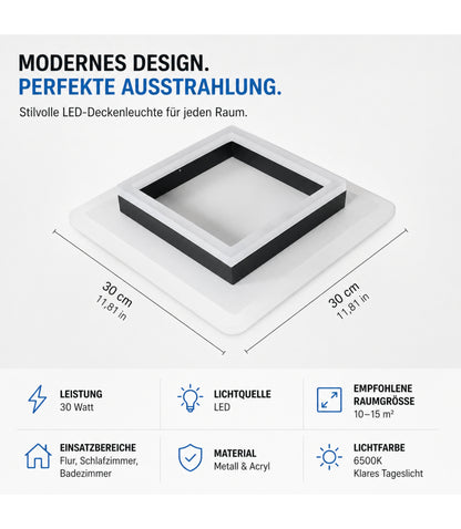 Moderne LED Deckenleuchte