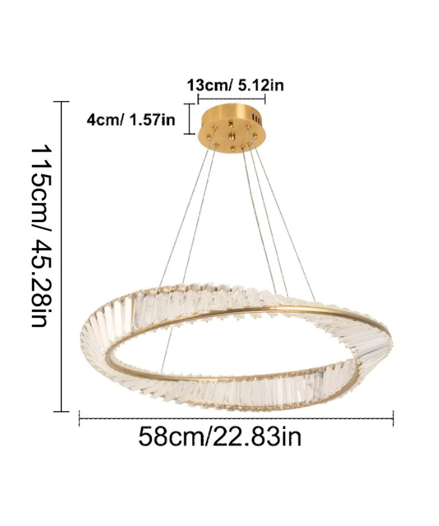 Monaco - Ring Pendelleuchte
