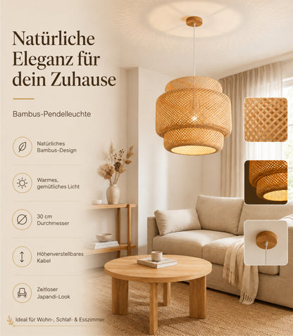 Elara - Bambus Pendelleuchte