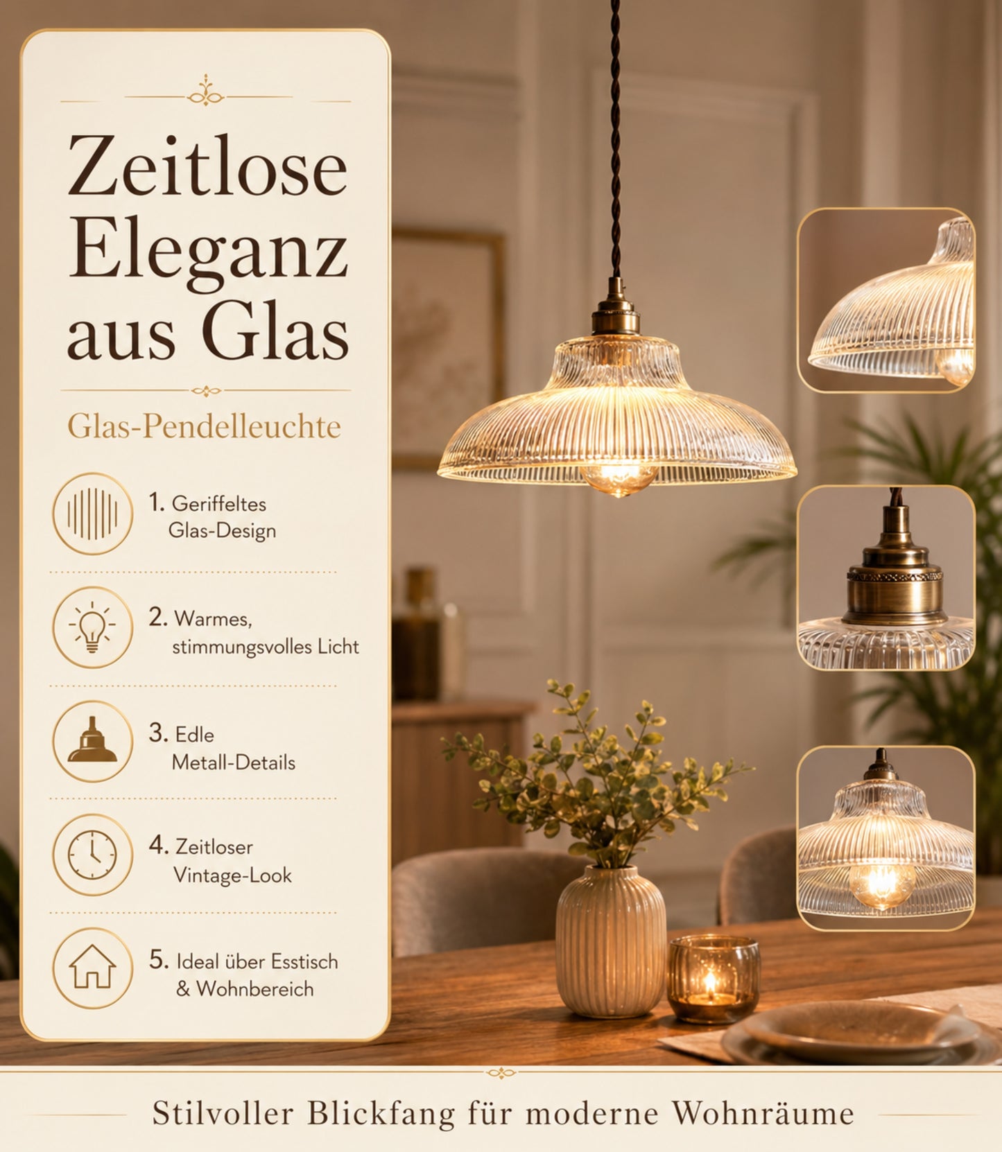 Liora - Vintage Pendelleuchte