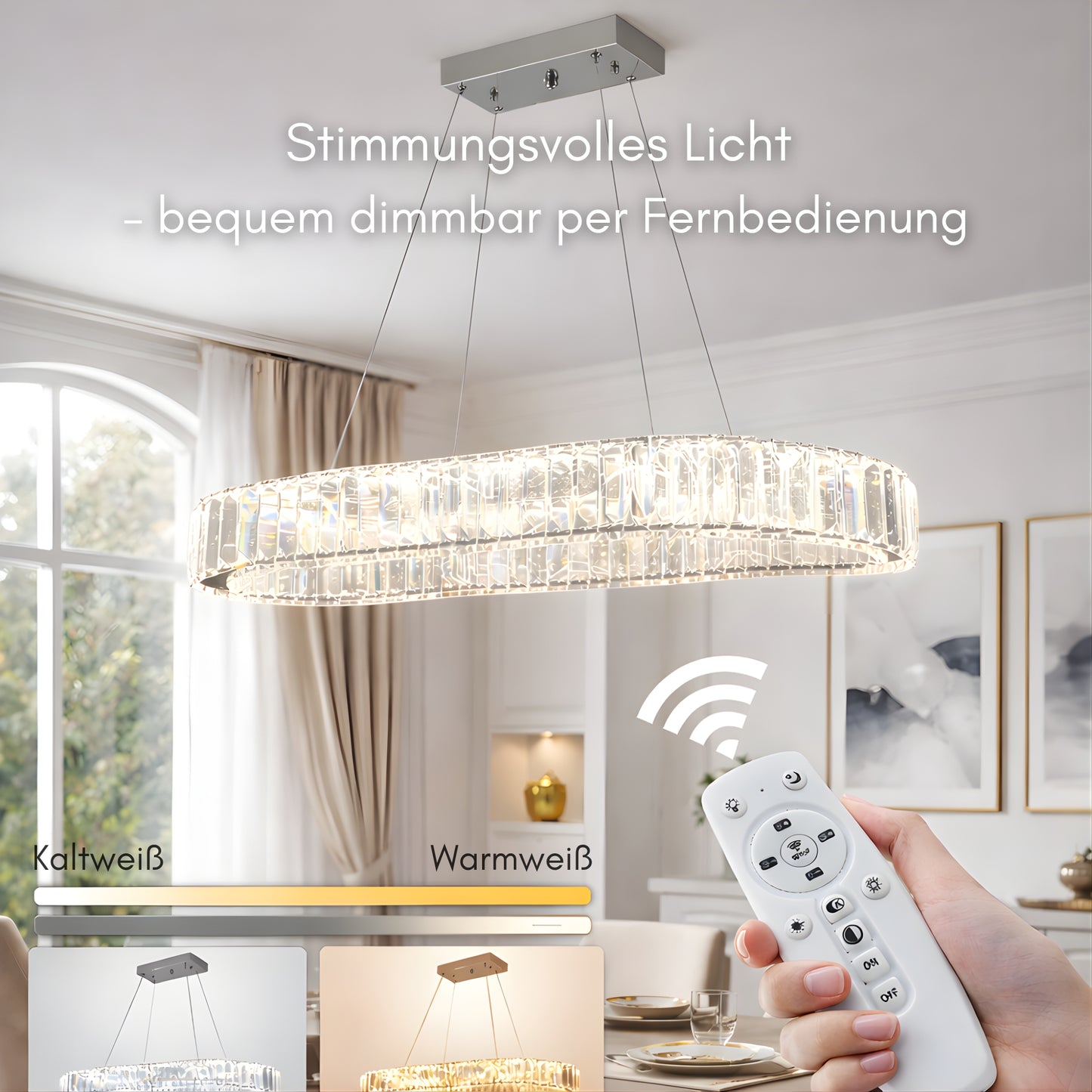 pendelleuchte silber modern dimmbar 